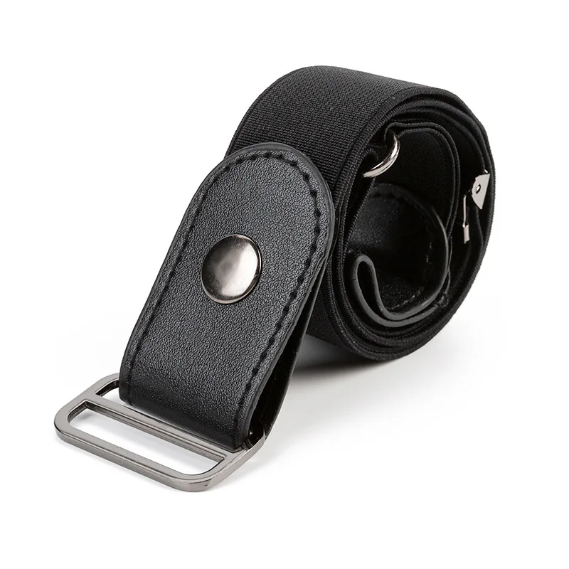 2019 ремень без пряжки для джинсовых брюк платья эластичный пояс женщин/мужчин