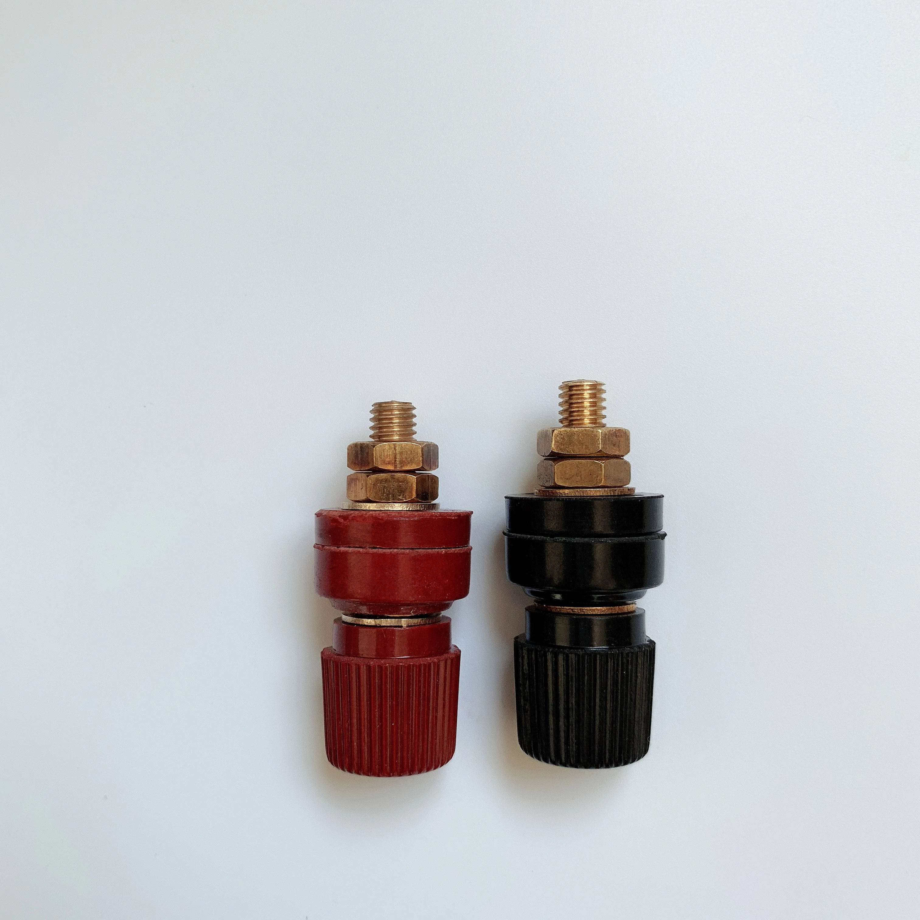 2pcs high current terminal 333/555 power connector 6mm/8mm red black electric welding machine inverter Iron/copper core | Обустройство