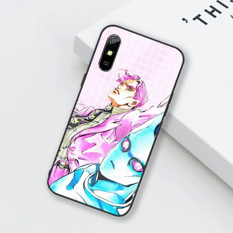 

Anime JoJo Killer Queen Phone Case Tempered glass For xiaomi Redmi 4X 5 6 6A 8 8SE MIX 2 2S Note 3 4 5 6 7 PLUS PRO