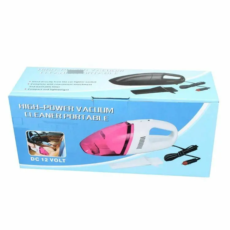Автомобильный пылесос для автомобиля портативный ручной 12 В 60 Вт мини