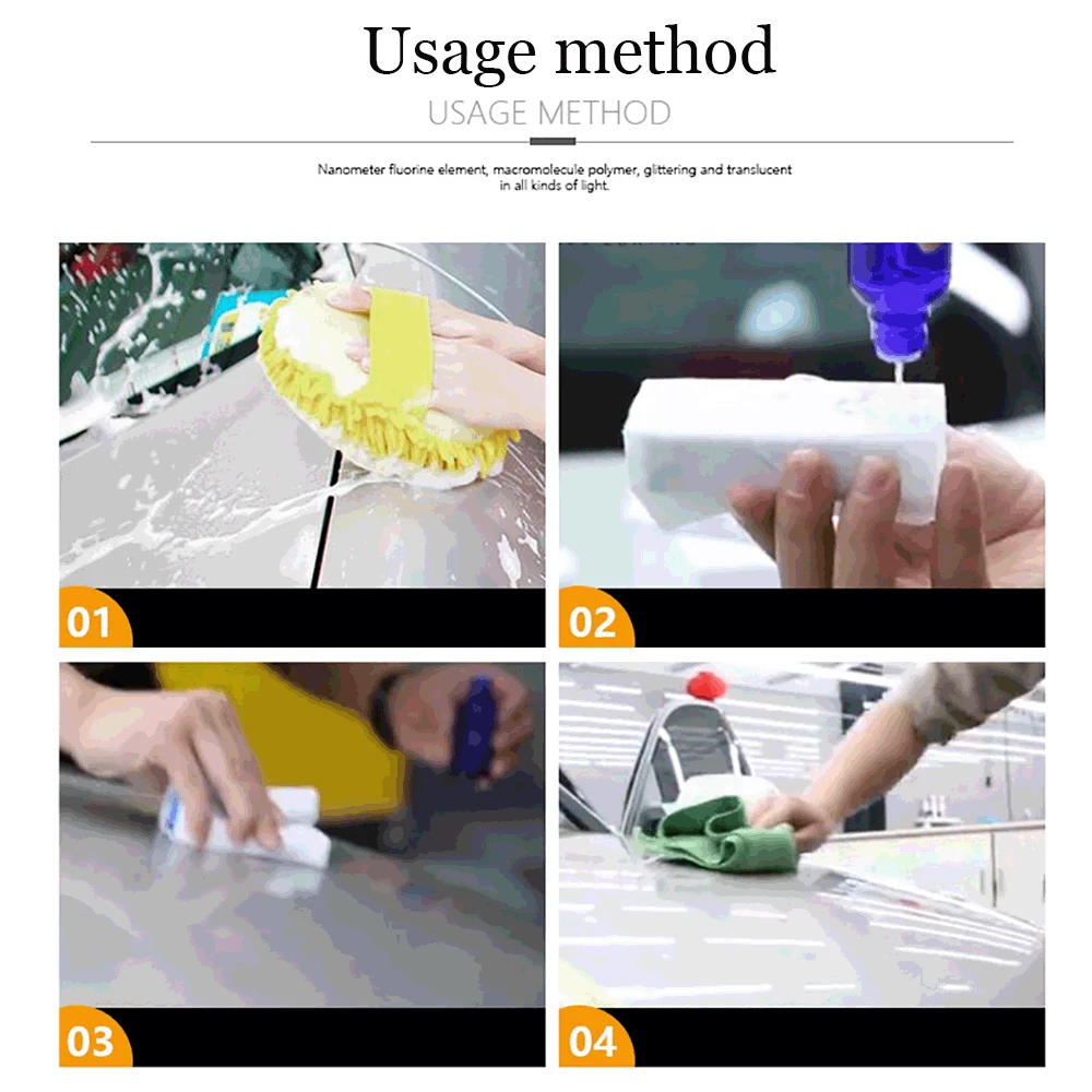 Керамическое покрытие 9H для защиты автомобиля от царапин гидрофобное жидкое