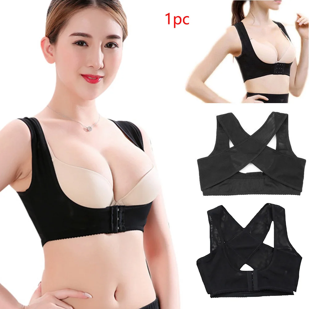 

Adult Adjustable Hunchback Body Rectify Support Belt Chest Brace Women Posture Corrector Orthotics Shaper Health Shoulder Back