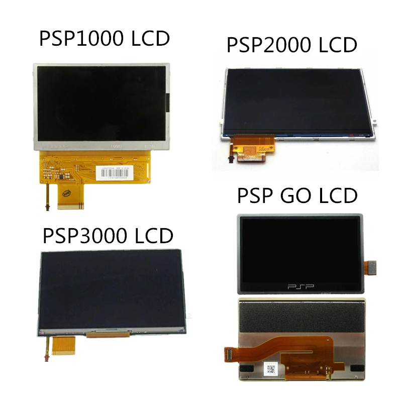 Панель ЖК экрана для PSP 1000 1001 1002 1003 1004 2000 2001 2002 2003 2004 3000 3001 GO консоль|Запасные части|