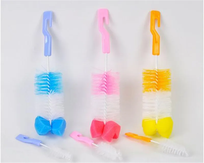 2 шт./компл. бутылочка для молока губка очиститель 360 градусов + Соска щетка|Щетки