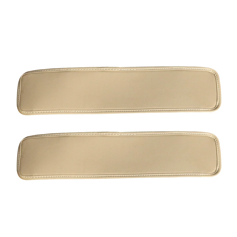 beige 2 pcs small Lsrtw2017 для заднего сидения автомобиля, анти-kick коврик для Skoda Octavia a7 превосходные интерьер Молдинги аксессуары - Название цвета: beige 2 pcs small