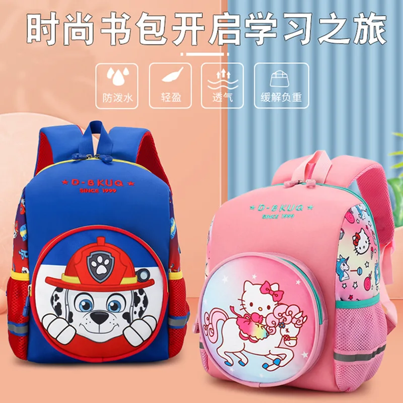 

Paw Patrol Cartoon Bag Anime Children Backpack Skye Everest Marshall Chase Boys Girls Pat Patrouille Birthday Backpack Toy Gifts