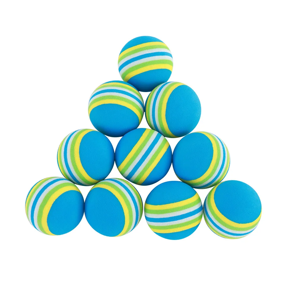 10 шт./партия Радужный мячик игрушка для животных EVA Мягкая интерактивная Кошка