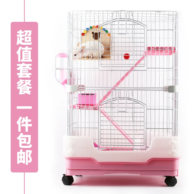 Клетка Lejia для кролика домашних животных белка дракон кот хорьк король роскошная