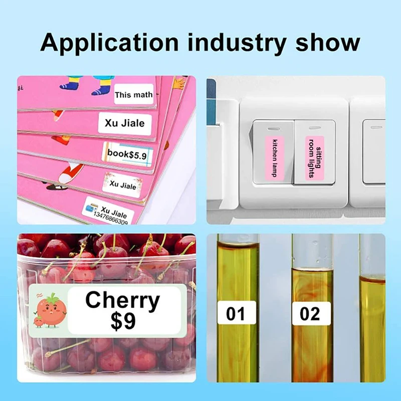 

Niimbot D11 / D110 Label Printer Self Adhesive Printer Paper Price Supermarket Label Thermal Switch Key Label Sticker Stationery