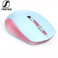 seenda 2 4g wireless computer mouse with nano receiver adjustable dpi portable optical mice for laptop pc computer notebook