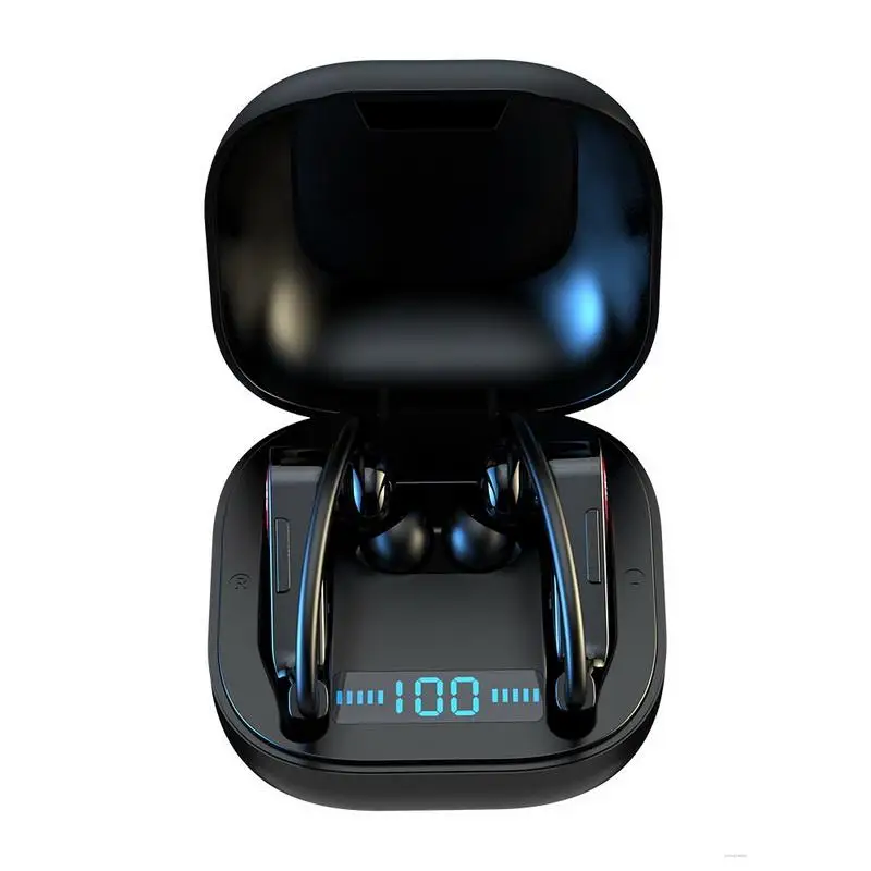 

Новинка, TWS Bluetooth-гарнитура, подвесные наушники, спортивные водонепроницаемые, 5,0 частная модель, настоящие беспроводные наушники, подходят ...