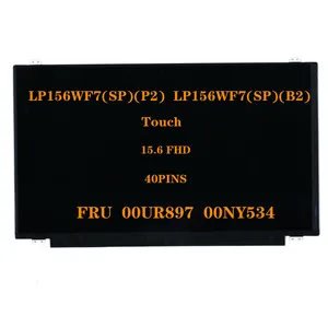 lp156wf7spb2 lp156wf7spp2 with touch digitizer lcd screen 15 6’ fhd ips 40pin fru 00ur897 00ny534100 test free global shipping