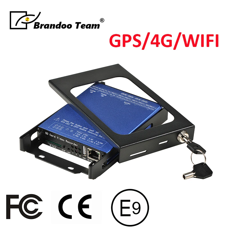4 канальный Автомобильный видеорегистратор с GPS 4G Wi Fi H.265/H.264 SD карта G датчиком для