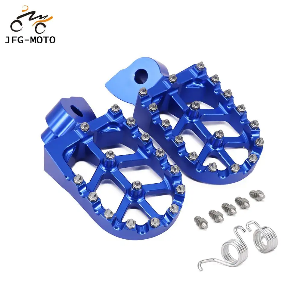 Motorcycle CNC Footrest Footpeg Foot Pegs Pedals Rests For YAMAHA YZ65 YZ85 YZ125 YZ250F YZ426F YZ450F WR250F WR426F WR450F 2021