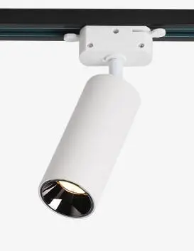 Track Light White 1 шт. затемняемый 10 Вт 15 Вт COB светодиодный светильник светодиодный рельсовый светильник светодиодный s Точечный светильник s осветительный светильник для магазина Точечный светильник ing AC110 220 В - Цвет корпуса: Track Light White