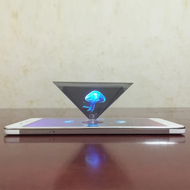 Мини проектор с Голограммой 3D универсальный для iphone Huawei Samsung|Комплекты