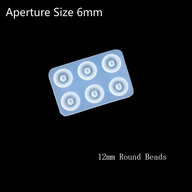 4 вида круглые бриллиантовые бусины Прозрачная форма для подвесок инструмент