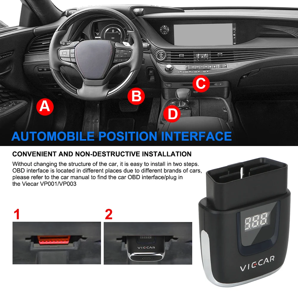 Bluetooth цифровой автомобильный сканер ELM327 OBD2 считыватель кодов двигатель