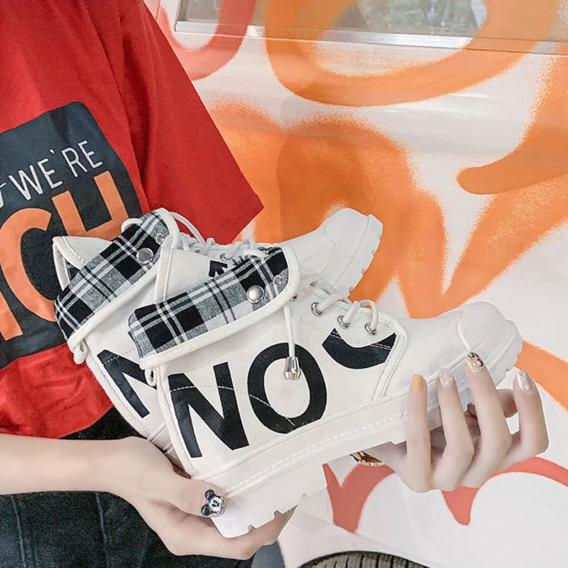 Женские парусиновые ботильоны цвет желтый белый черный женская обувь на