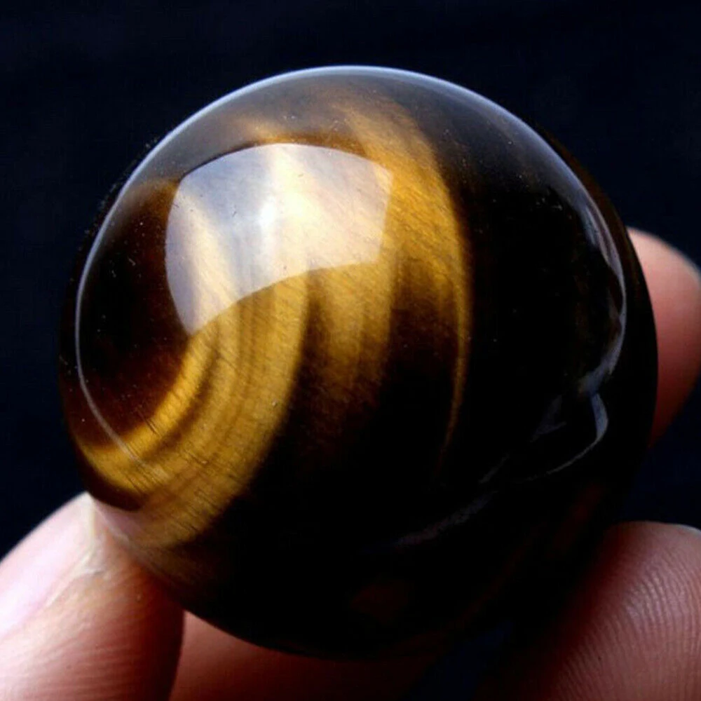 2 шт. исцеления Бал Редкие природные подвески из Тигрового Глаза Игрушка Шар Мини