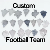 20pcslot us football teams alloy enamel color dangle hanging charms diy bracelet jewelry accessory football sports charms