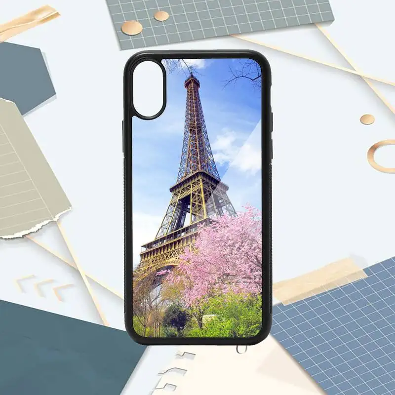 

Romantic Paris Eiffel Tower Phone Case PC for iPhone 11 12 pro XS MAX 8 7 6 6S Plus X 5S SE 2020 XR