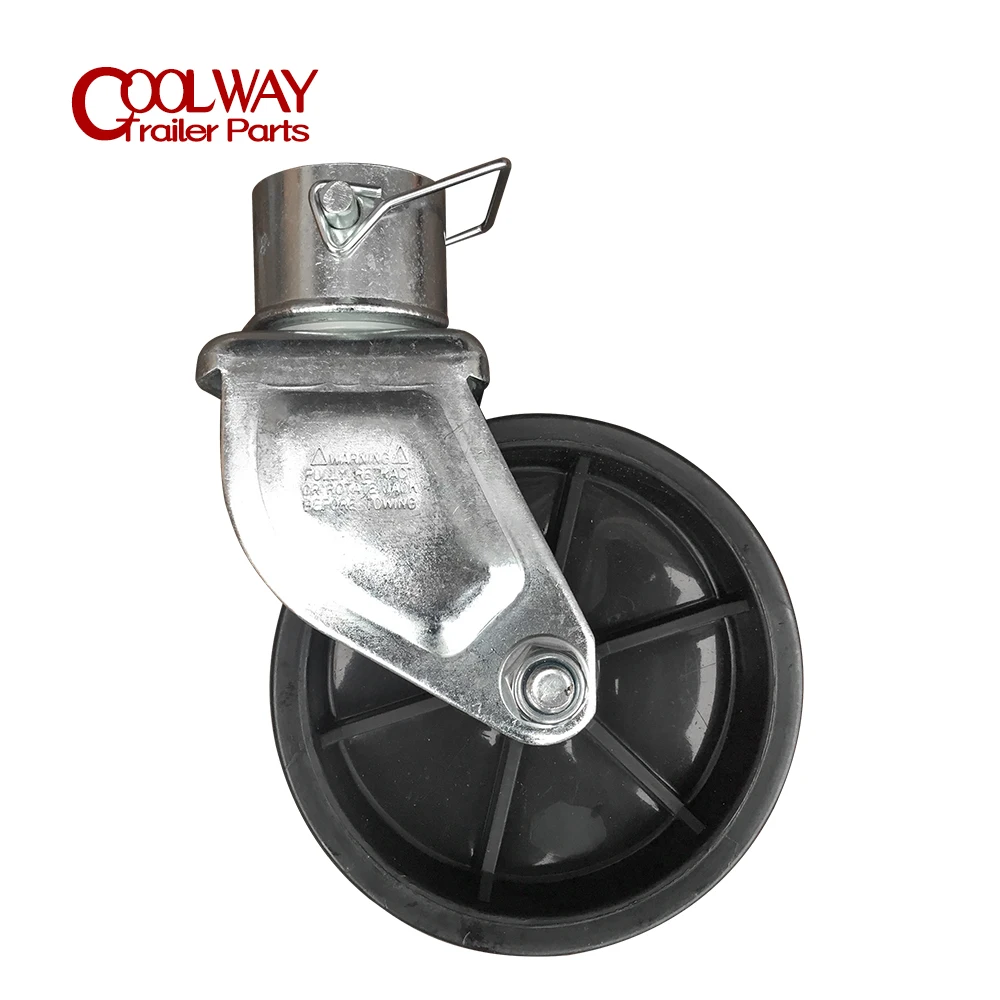 

Съемный домкрат для прицепа, колесо с штифтом, цинковая отделка, металл, 1200 фунтов, для кемпера, лодки, поворотные детали, фургон, аксессуары