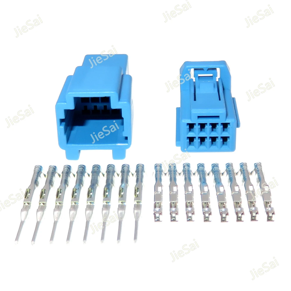 

8 Pin Plastic Housing Wire Socket 6098-6522 0.6 Series Blue Car Unsealed Connector Automobile Male Female Plug