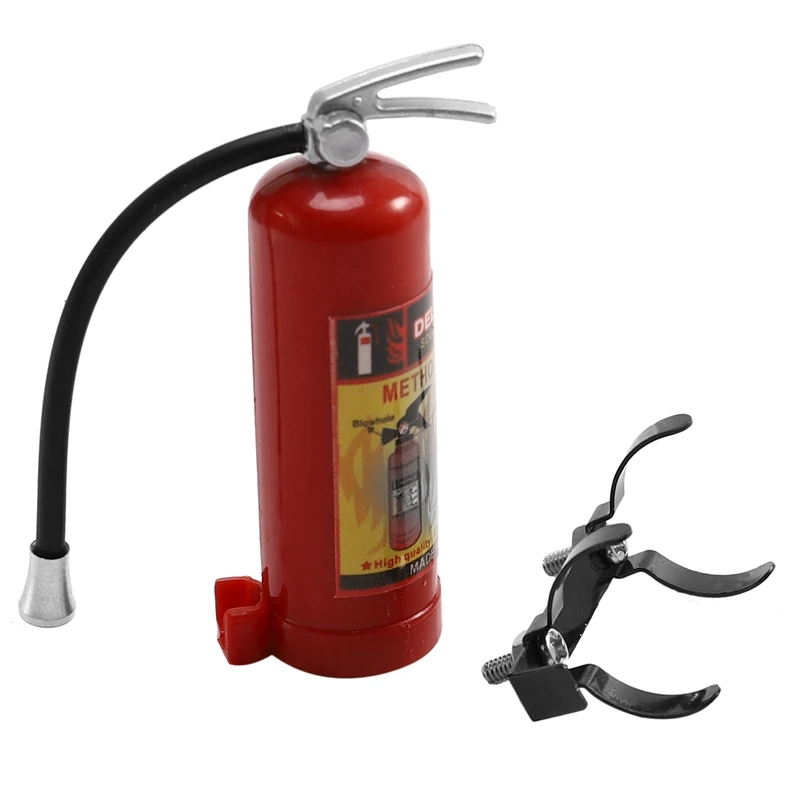 

5PCS RC Crawler Car Simulation Decoration Fire Extinguisher Oil Drum Shovel for Axial 1/10 SCX10 TRX4 RC Car Parts