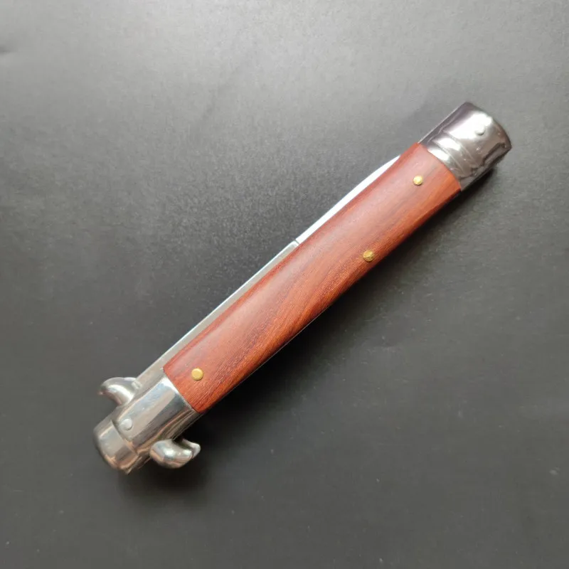 Нож итальянский 11 дюймов с ручкой из палисандра складной тактический клинок 5CR13MOV