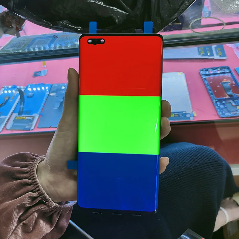 Оригинальный ЖК-дисплей в маленькую точку для Huawei Mate 40 Pro сенсорный экран
