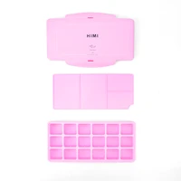 himi miya gouache watercolor paint case match box without jelly cup paint portable case with palette for artistskidschild
