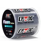 Фторуглеродная рыболовная леска с покрытием из углеродного волокна, 300 м, 0,14-0,5 мм, 4,13-34,32 фунта