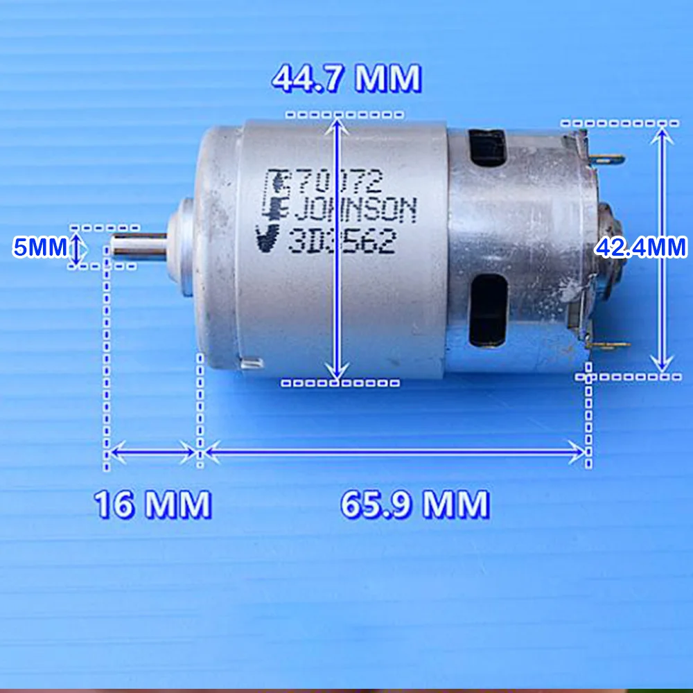 Электродвигатель щетки Johnson Electric RS 775-9012 постоянный ток 12 В 14 4 24 280 Вт 21800 об/мин