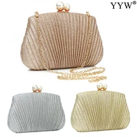 shell shape party clutch bag evening bag fashion new elegant crossbody bag for women shoulder chain bag purses handbag