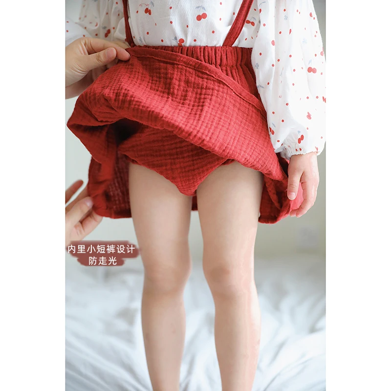 Весна 2020 новая маленькая юбка для маленьких девочек цветные хлопковые и льняные