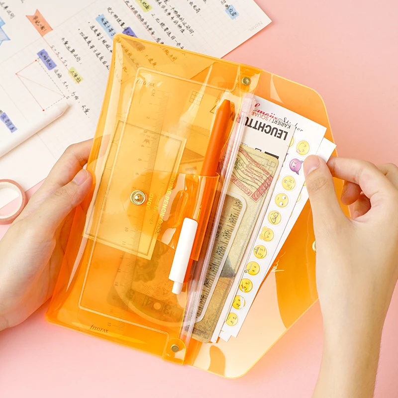 1 шт. ПВХ водонепроницаемый чехол для ручки прозрачный подарок пенал сумка