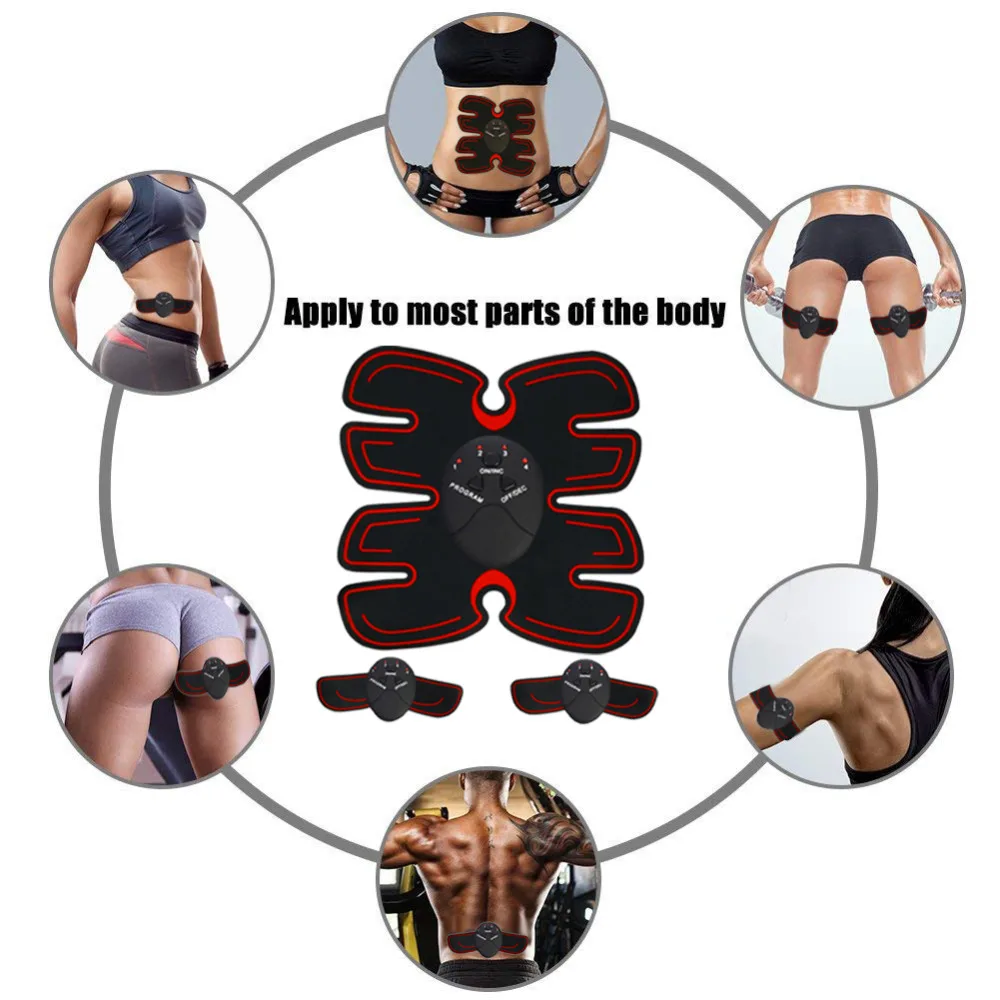 Тренажер для мышц живота Вибрационный массажер упражнений стимулятор