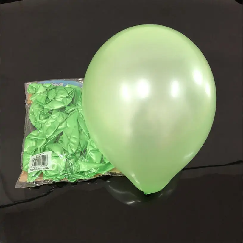 light green 20 шт 50 шт./лот 10 Дюймов 1,5 г розовый жемчуг латексные шары цвета свадебные украшения воздушный шар с надписью "Happy Birthday" Вечерние шары - Цвет: light green