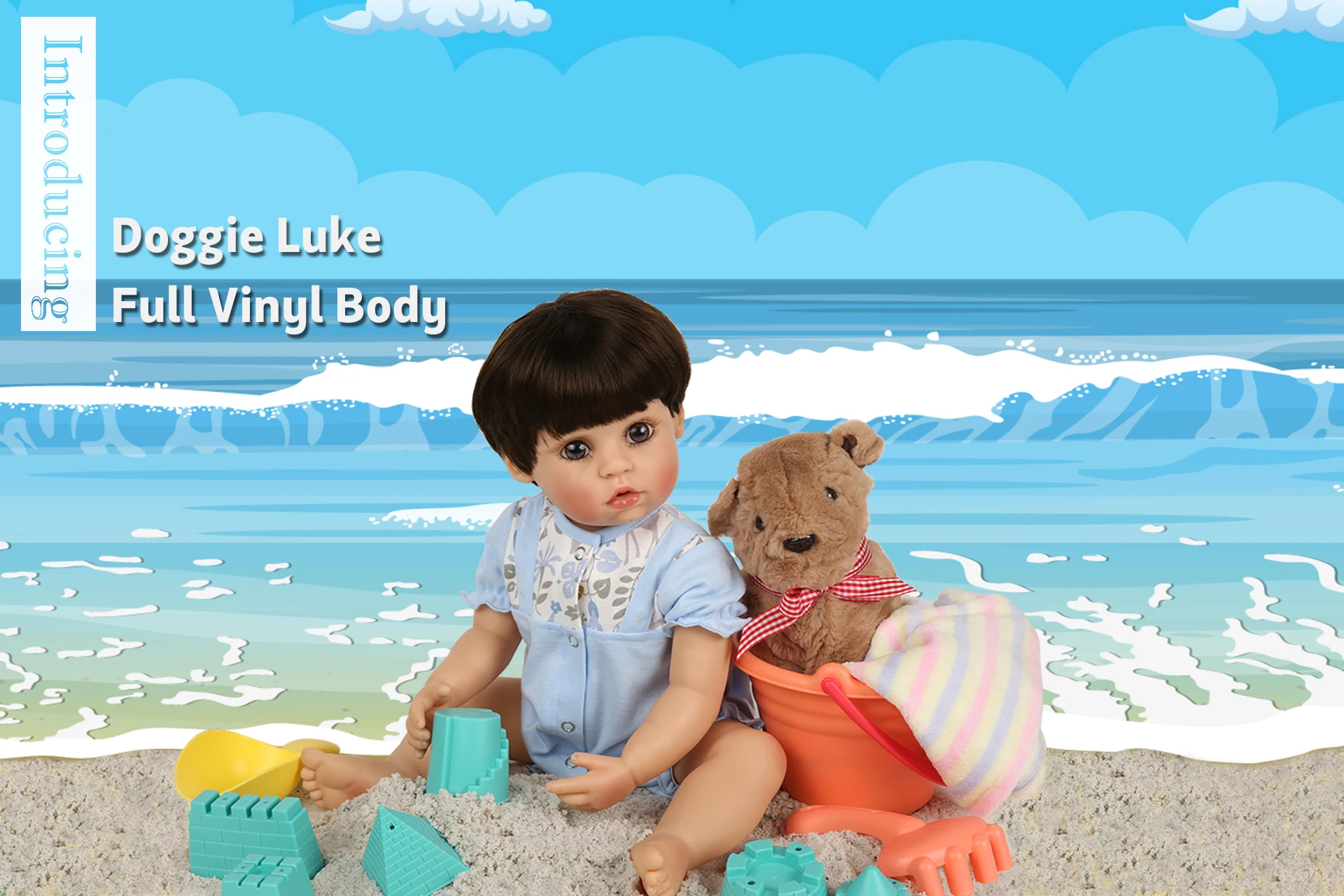 55 см полностью силиконовый виниловый светильник для куклы Reborn Baby