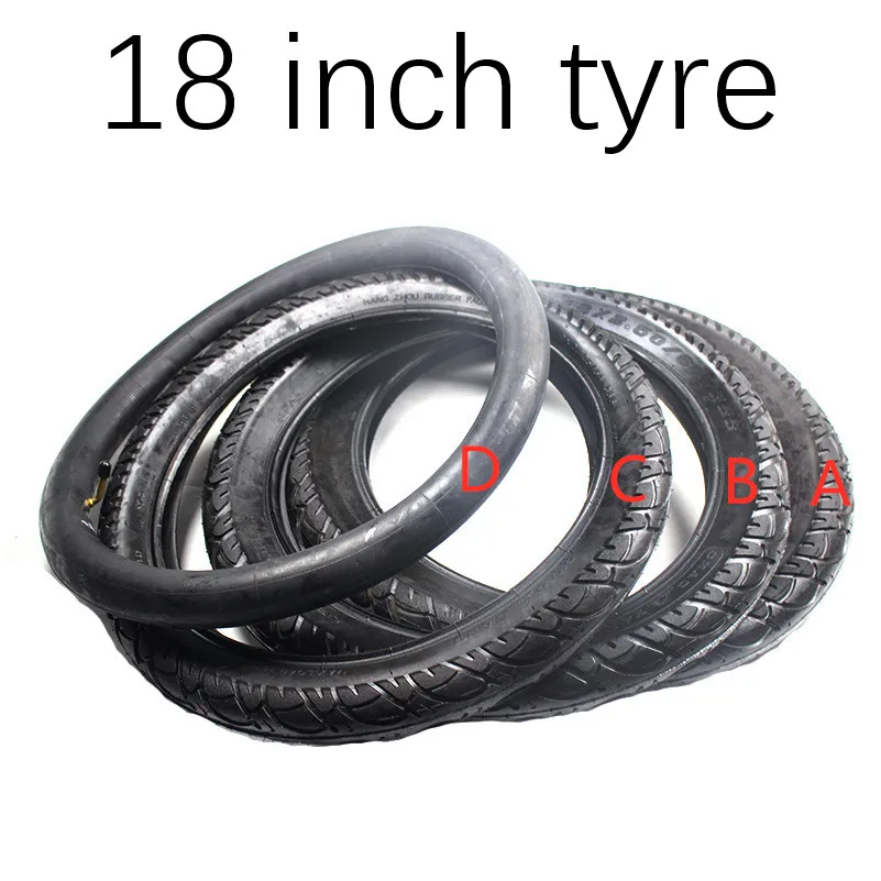 Новая 18x3,0, 18x2,50, 18x2,125 многостильная 18 дюймовая внутренняя шина и внешняя шина подходит для многих газовых электрических скутеров и электронных велосипедов