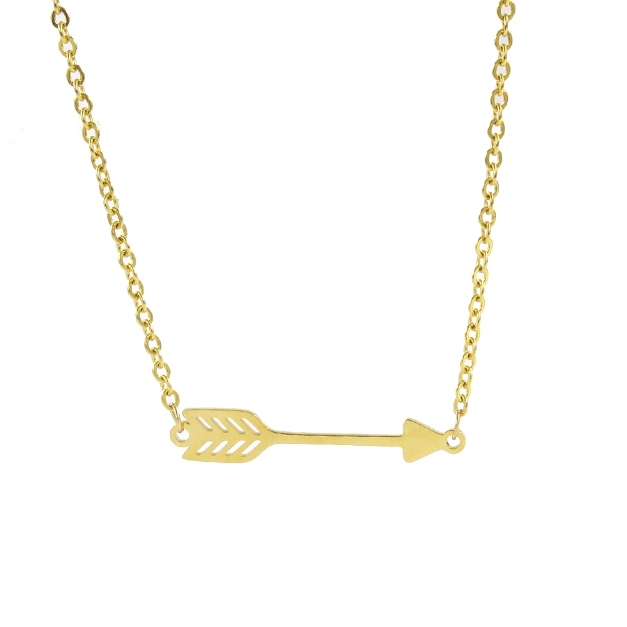 Ожерелье для женщин и мужчин Золотое искусственное ожерелье минималистичное