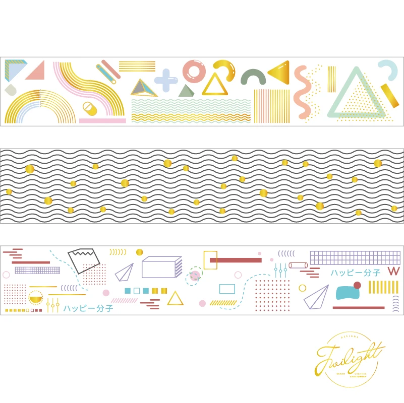 

10 pcs DIY Japanese Paper Decorative Adhesive Tape Kawaii Cartoon Geometric fantasy Washi Tape/Masking Tape Stickers
