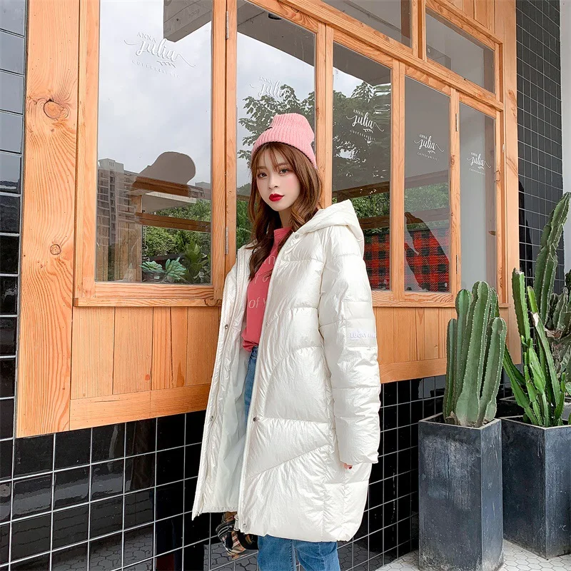 Новинка 2019 зимние женские пуховики высокого качества из хлопка пальто модные