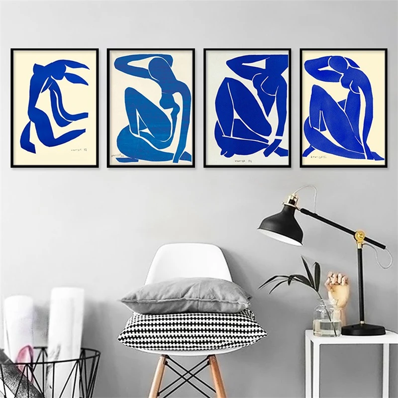 

Famous Blue Nude Art By Henri Matisse Canvas Paintings on The Wall Art Posters and Prints Wall Art Pictures for Living Room