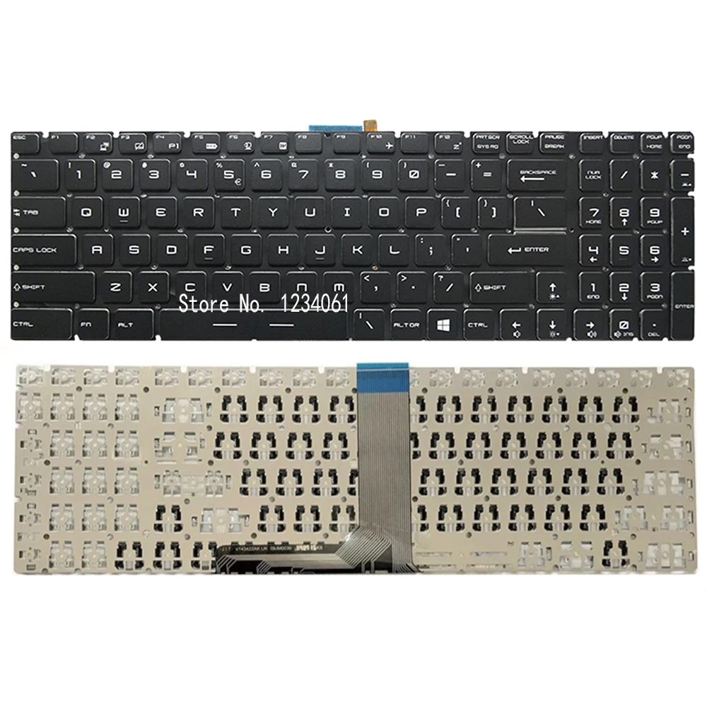 Сменный ноутбук MSI GL62 GL63 GL72 GL72M GL72VR GL73 GV62 GV72 клавиатура с подсветкой | Компьютеры и