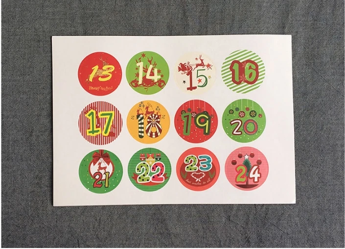 90 шт/10 листов, новинка, Merry Christmas, ручная упаковка для торта, уплотнительные этикетки из крафтовой бумаги, наклейки для выпечки, Подарочные наклейки «сделай сам» - Цвет: E 10sheets  120pcs