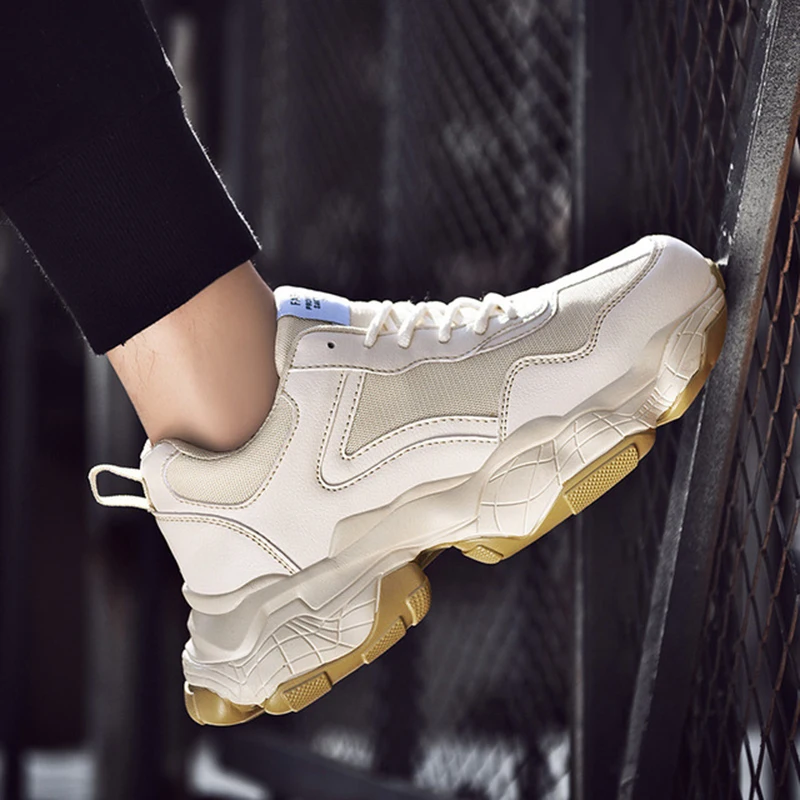 Pui/Мужская Вулканизированная обувь мужские кроссовки коллекция 2019 года модные