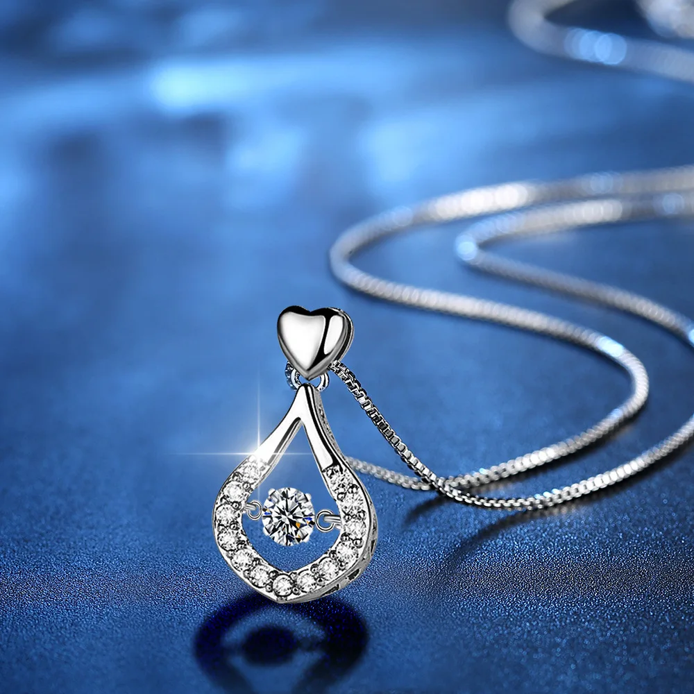 Элегантное свадебное ожерелье с каплями воды для женщин ювелирные изделия