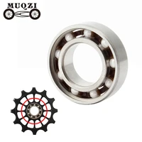 muqzi bike rear derailleur guide wheel ceramics bearing jockey wheel pulley bearing 9 17 5mm mtb road fixed gear bicycle